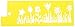 Delta Creative Stencil Mania Stencil, 3 by 8.5-Inch, 979560308 Row Of Flowers