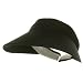 Large Peak Twill Clip On-Black W36S41E
