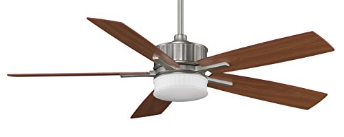 Best Bay Fanimation Fpd8087sn Landan 5 Blade Ceiling Fan Satin