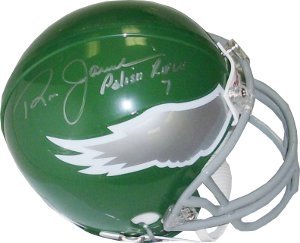 Ron Jaworski Autographed/Hand Signed Philadelphia Eagles TB Replica Mini Helmet Polish Rifle- JSA Ho