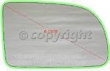 MIRROR GLASS hyundai SONATA 89-91 view rh