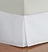 Divatex 200-Thread Count Queen Bed Skirt/Dust Ruffles, White