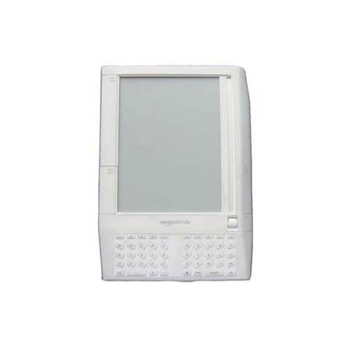 Exceptional Clear / White Silicone Skin Case Cover for eBook Reader Amazon Kindle 1 (1st Generation) - Electronics