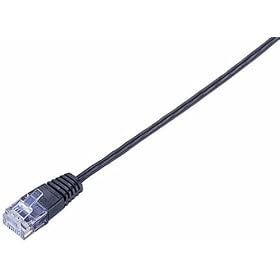 ELECOM �X�[�p�[�t���b�g�C�[�T�l�b�gLAN�P�[�u��4�c(�u���b�N)