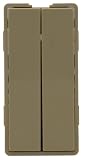 Simply Automated ZS12-I Custom Series Dual Tall Faceplate, Ivory
