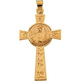 14k Yellow Gold Pope John Paul Ii Cross 39.75x24.75 JewelryWeb Reviews 31TYYJHoGYL. SL160 14k Yellow Gold Pope John Paul Ii Cross 39.75x24.75 JewelryWeb Reviews