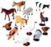 US Toy Company 2386 Farm Animals, 12 piece