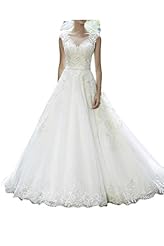 Natural   Waistline Spaghetti Strap Lace Sheer Vintage 2015 Wedding Dress 