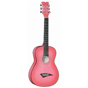 Dean PLAYJT Playmate 3/4 Size Student Acoustic Guitar, Pink Burst