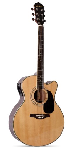 Giannini Guitars GF-4 CEQ S Sapelle Gloss Finish Acoustic-Electric Guitar On Sale