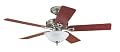 Hunter 22460 The Astoria 52-Inch Five Blades Ceiling Fan, Brushed Nickel with Bowl
