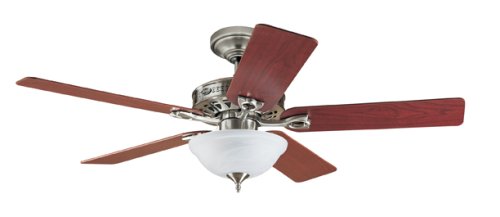 Hunter 22460 The Astoria 52-Inch Five Blades Ceiling Fan, Brushed Nickel with Bowl