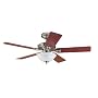 Hunter 22460 The Astoria Two-Light 52-Inch Five Blade Ceiling Fan, Brushed Nickel with Bowl