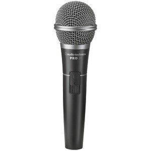 AUDIO TECHNICA PRO 31 CARDIOID DYNAMIC HAND-HELD MICROPHONE WITH 15-FT CABLE (XLRF TO XLRM) -