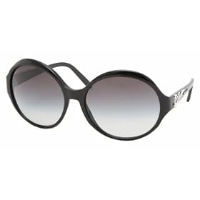 AUTHENTIC BVLGARI SUNGLASSES BV 8033B BLACK 8033 501 8G