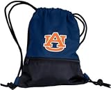 Auburn Tigers Large String Backpack w/ Zip-Up Pocket