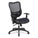 Office Star Executive High-Back Office Chair with Mesh Seat and Back