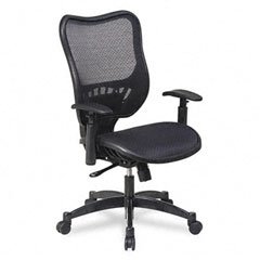 Office Star Executive High-Back Office Chair with Mesh Seat and Back