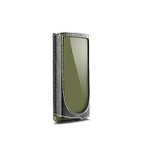 DLO - Philips Electronics DLZ57632/17 Leather Sleeve (HipCase) with Belt Clip, for Zune 4/8/16 GB (Black with Green Trim)