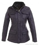 31TZ0%2BaNOUL. SL160  Barbour Ladies Utility Polar Quilt Jacket ~ Grape