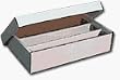 1 (One) BCW Super Shoe 3 Row Storage Box (3000 Count) - Corrugated Cardboard Storage Box - Baseball, Other Sportscards, Gaming & Trading Cards Collecting Supplies!