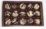 Scott's Cakes Dark and White Chocolate Truffles 1 Pound White Gourmet Box
