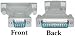 DB9 Male / DB25 Male, AT Modem Adaptor, Molded