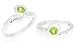 Jewelry : Round Cut Peridot Toe/Pinky Ring Sterling Silver