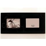 3.5X5 BLACK STONEHEDGE DOUBLE FRAME - S3.5X5 BLACK STONEHEDGE DOUBLE PHOTO FRAME - frame