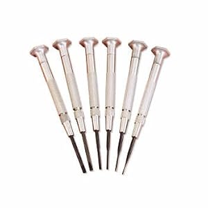 SCREWDRIVER SCREW CHUCK SET OF 6 by Grobet
