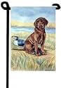 Chocolate Lab - Training Day - Garden Flags