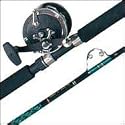 330GT2 Level Wind Reel--CS5525AR 5'6'' 20-50lb. Custom Wire Line Trolling Rod Combo