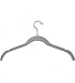 Closet Complete Premium Quality, True-Heavyweight, Virtually-UNBREAKABLE Velvet Hangers, Ultra-Thin, Space Saving, No Slip, Best for SHIRT, DRESS, LINGERIE, 360° SPIN, Chrome Hooks, Gray, Set of 50