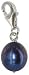 Chrysalis Sterling Silver Ladies Black Freshwater Pearl Charm