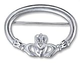 Sterling Silver Claddah Pin