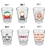 South Park Shot Glass Set 1: Cartman, Timmy, Kenny