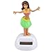 Solar Powered Dancing Hula Girl - Green Skirt, Pink Top (Qty 2)