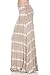 Frumos Womens Tie Dye Long Skirts Elastic Waist Maxi Skirts