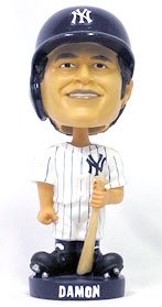 New York Yankees Johnny Damon Knucklehead Style Forever Collectibles Bobble Head