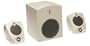 KLH USB-2 3-Piece Computer Speakers (USB, White)