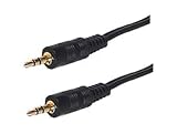 3.5mm Stereo Plug to Stereo Plug 20 Mtrs Gold