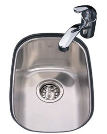 Kindred KSS3U/7 Stainless Undermount 18 Gauge Single Bar Sink - KSS3U-7,