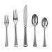 Gorham Column Frosted Stainless Flatware 4-Piece Serving Set