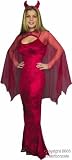 Adult Ladies Devil Halloween Costume (Large 11-13)
