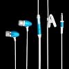 Headphones for Apple iPhone/ 3G/ 3Gs with mic - Blue