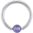 Iolite Natural Stone Bcr Captive Ring
