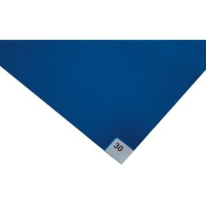 Wearwell 095.2x3BL 2-Feet by 3-Feet Clean Room Mat, 4-Mats per Case, Blue