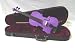 Musical Instruments : Crystalcello MV450PR 1/4 Size Violin with Carrying Case + Bow + Accessories - Purple Color