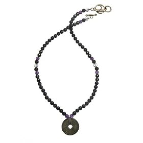 Azurite and Sodalite "Empowerment" Necklace, 16 1/2" by 