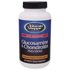 Vitamin Shoppe - Glucosamine & Chondroitin 750/600, 120 tablets